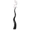 Uniquewise Animal Horn Shape Floor Vase for Entryway Dining or Living Room, Ceramic Black 51 in. QI004040.M - alternate 1